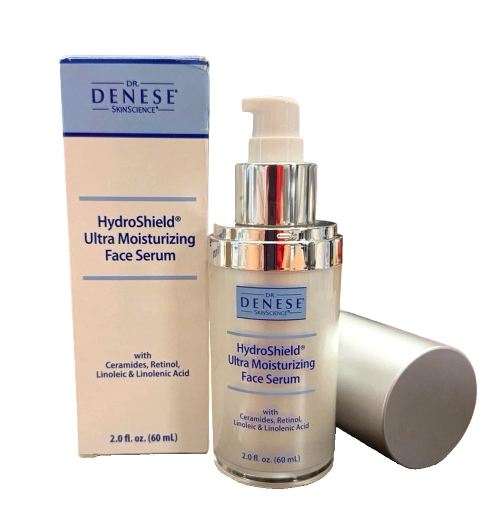 Dr. Denese HydroShield Ultra Moisturizing Face Serum 2floz Ceramides, Retinol